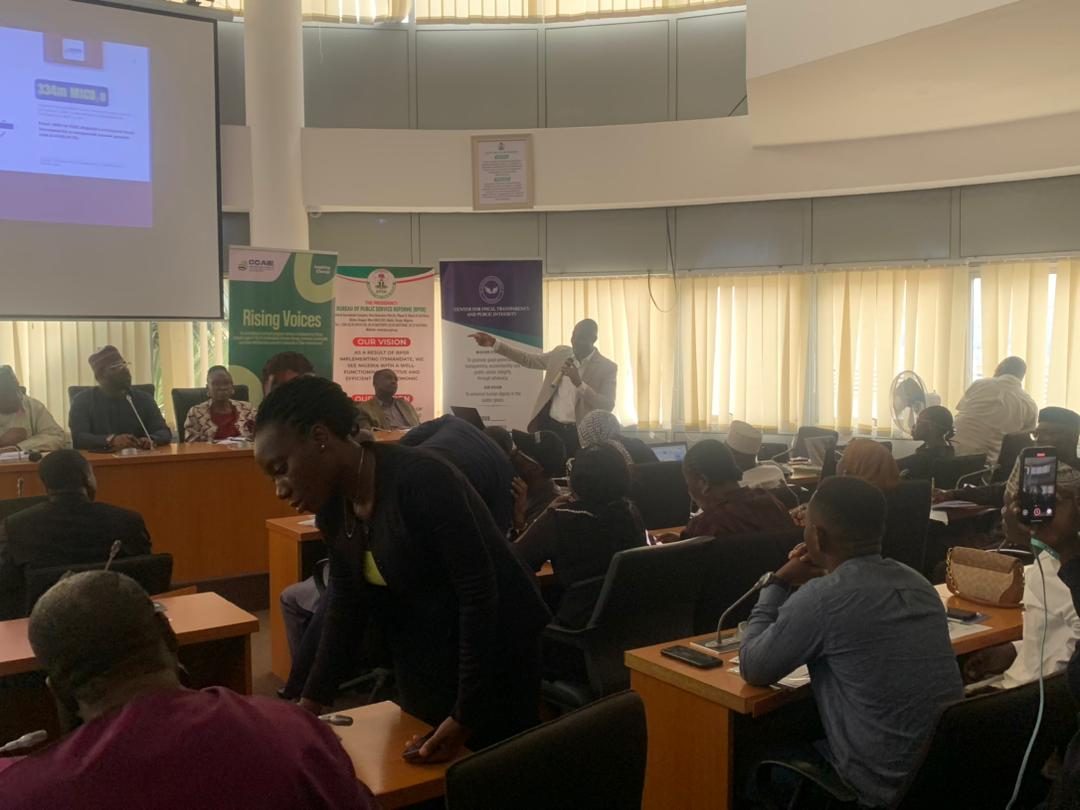Delegates seated together during the workshop